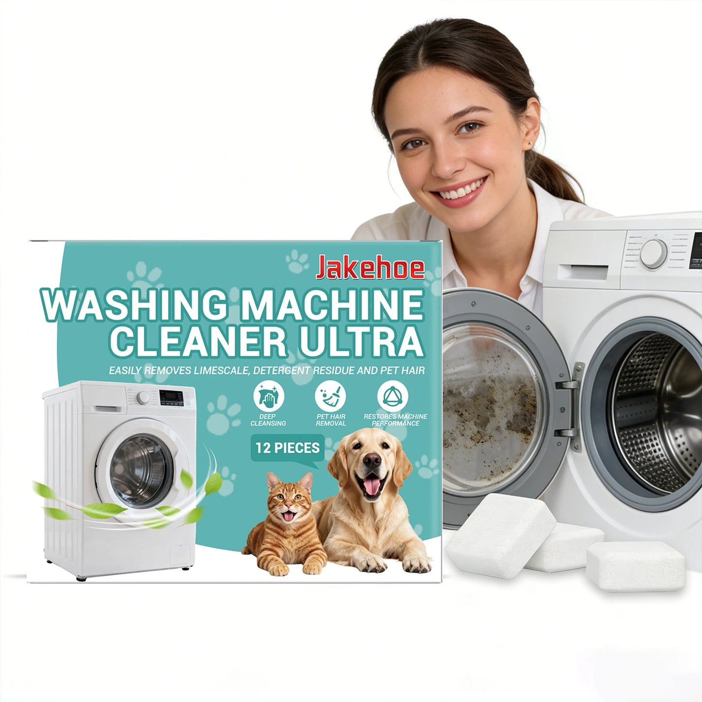 QuickClean Washing Machine Cleaning Sheets